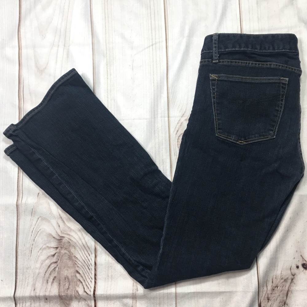 Gap 29/8r Curvy slim boot dark wash denim jeans
